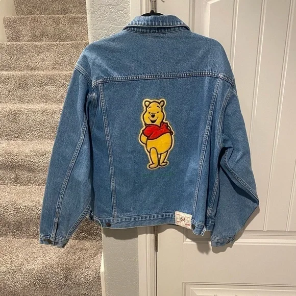 Vintage Winnie The Pooh Denim jacket size large - Picture 5 of 11